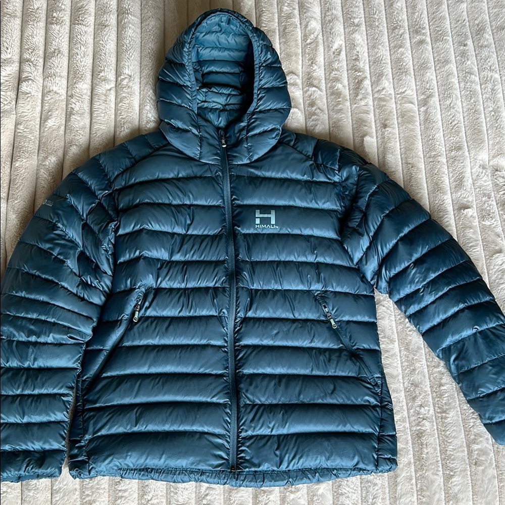 Men's Blue Puffer Jacket